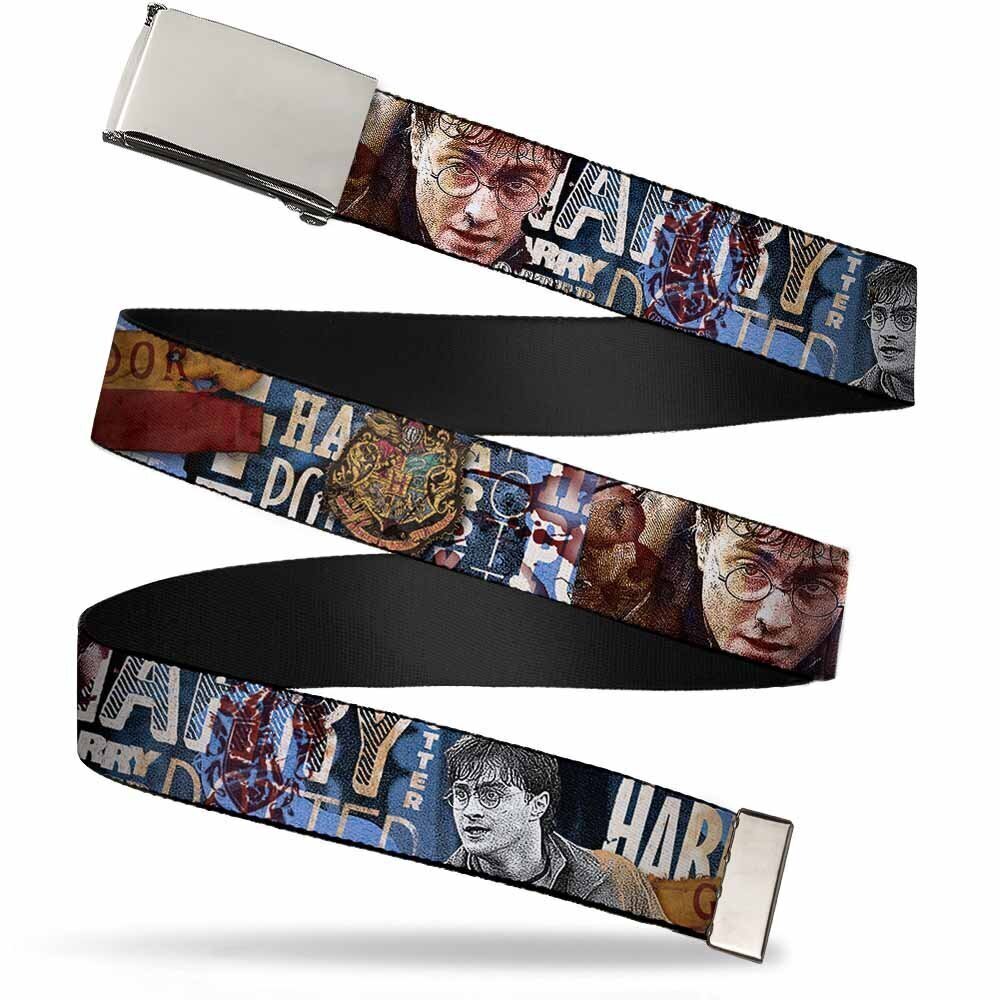 8579 unisex adults Buckle-down Web Harry Potter 1.25" Belt, Harry Potter